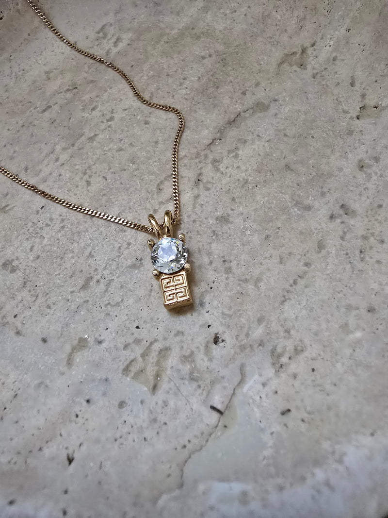 Givenchy Vintage Gold-Plated Pendant Necklace