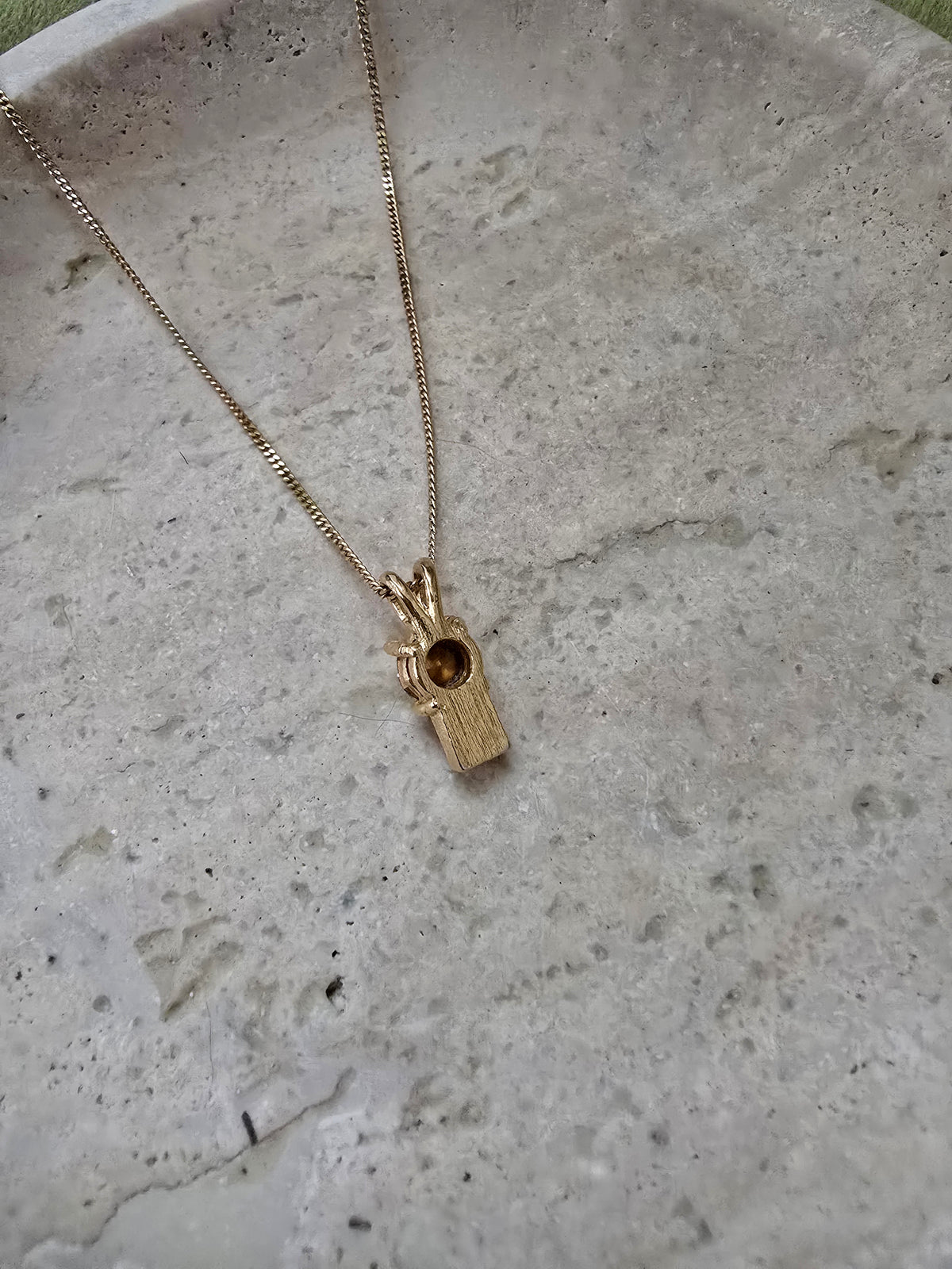 Givenchy Vintage Gold-Plated Pendant Necklace