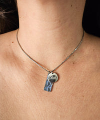 Dior Oblique Logo Necklace