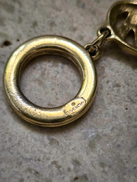 Givenchy Vintage Heart Link Bracelet in Gold Tone