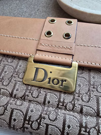 Portefeuille Dior Monogram Oblique et Cuir Lisse