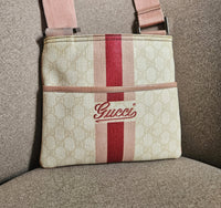 Gucci Y2K Crossbody Bag in Coated Canvas