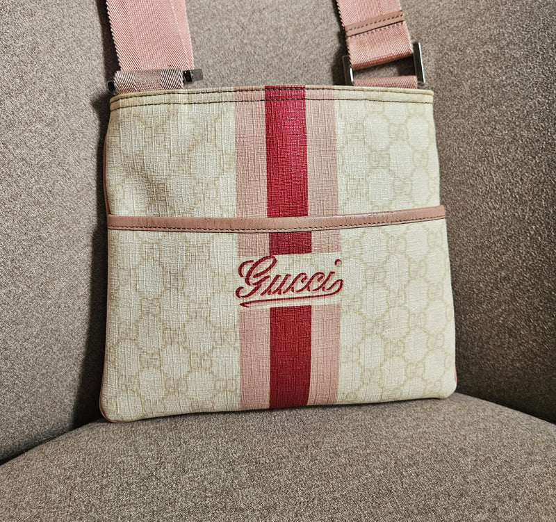 Gucci Y2K Crossbody Bag in Coated Canvas
