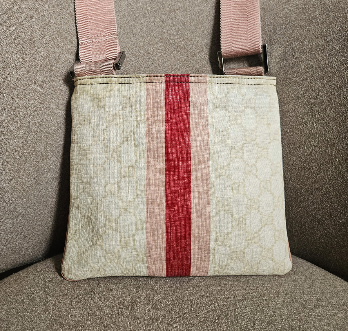 Gucci Y2K Crossbody Bag in Coated Canvas