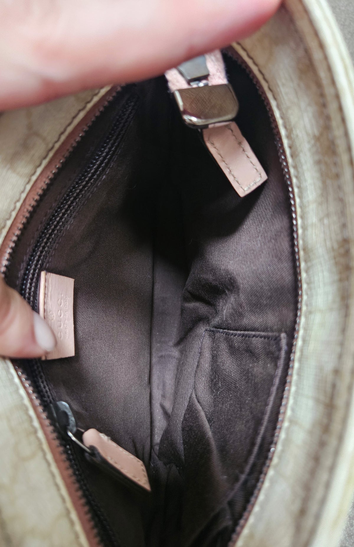 Gucci Y2K Crossbody Bag in Coated Canvas