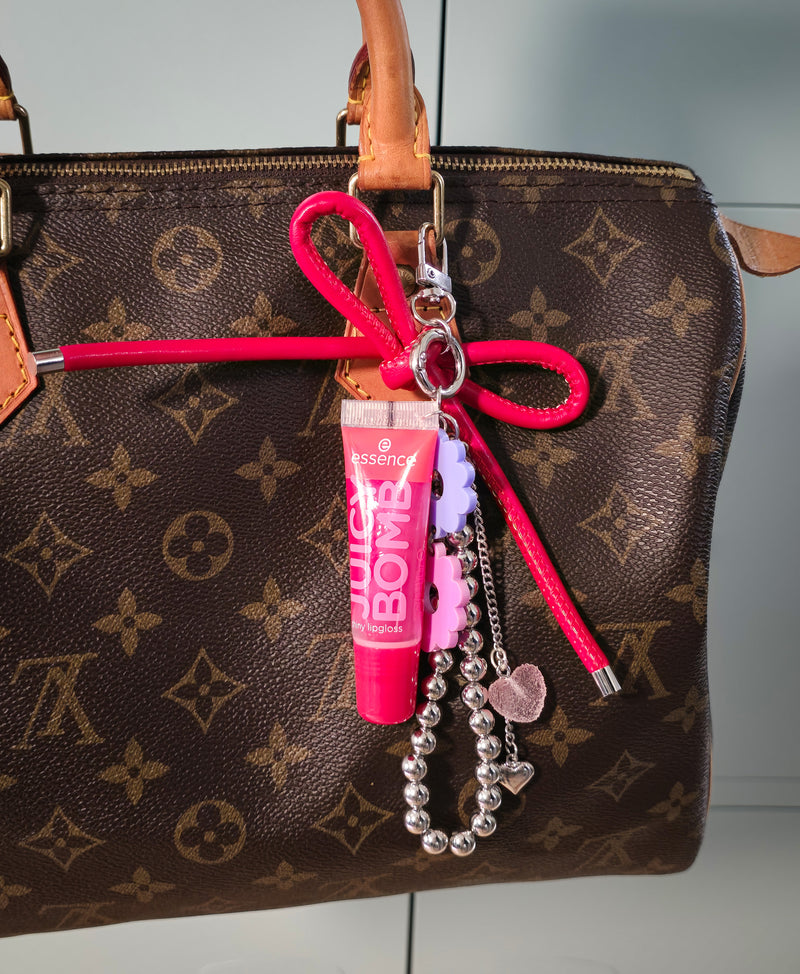 RARR VINTAGE Bow & Bead Bag Charm – Made in France