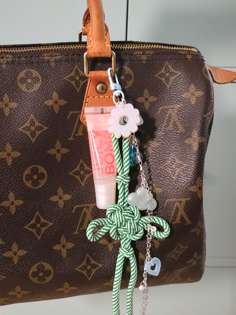 RARR VINTAGE Knot & Bead Bag Charm – Made in France