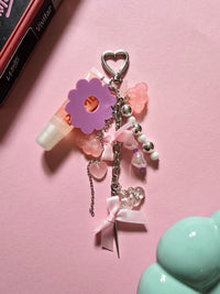 RARR VINTAGE Flower & Bead Bag Charm – Made in France