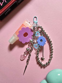 RARR VINTAGE Flower & Bead Bag Charm – Made in France