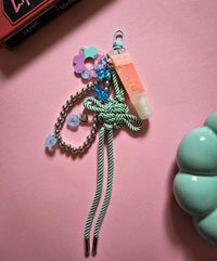 RARR VINTAGE Knot & Bead Bag Charm – Made in France