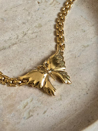Vintage Nina Ricci Butterfly Choker Necklace