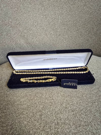Vintage Givenchy Gold-Plated Chain Link Necklace an Bracelet