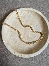 Vintage Givenchy Gold-Plated Chain Link Necklace an Bracelet