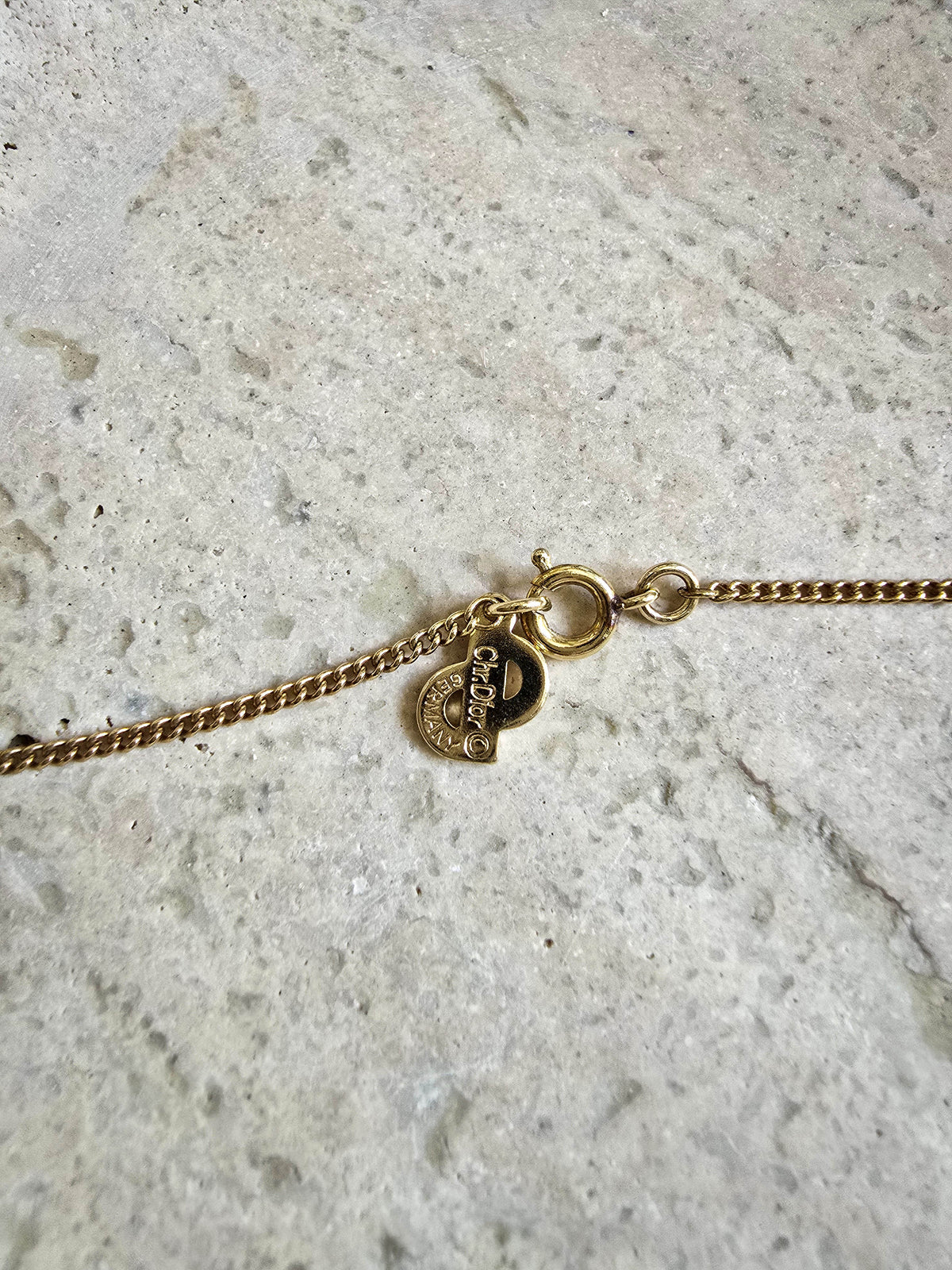 Vintage Christian Dior Heart Jewelry Set – Necklace & Clip-On Earrings