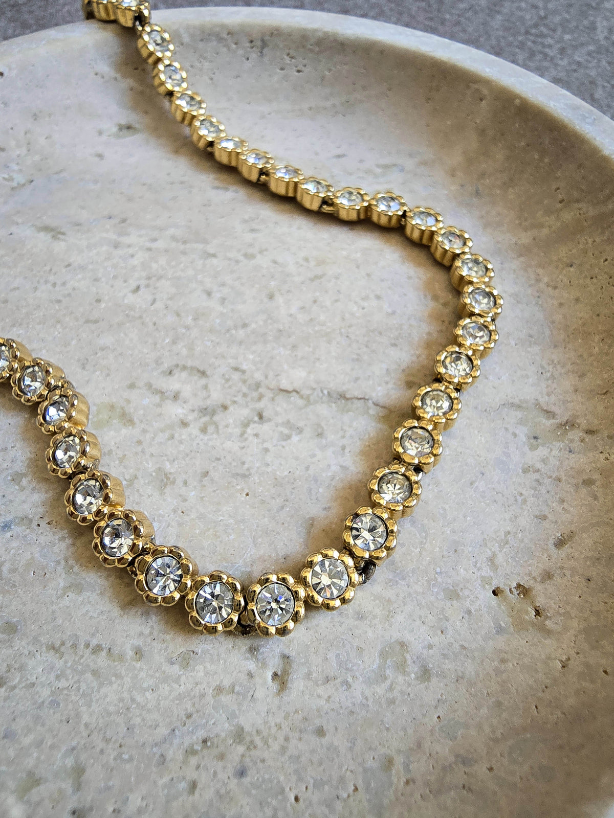 Nina Ricci Vintage Rhinestone Necklace