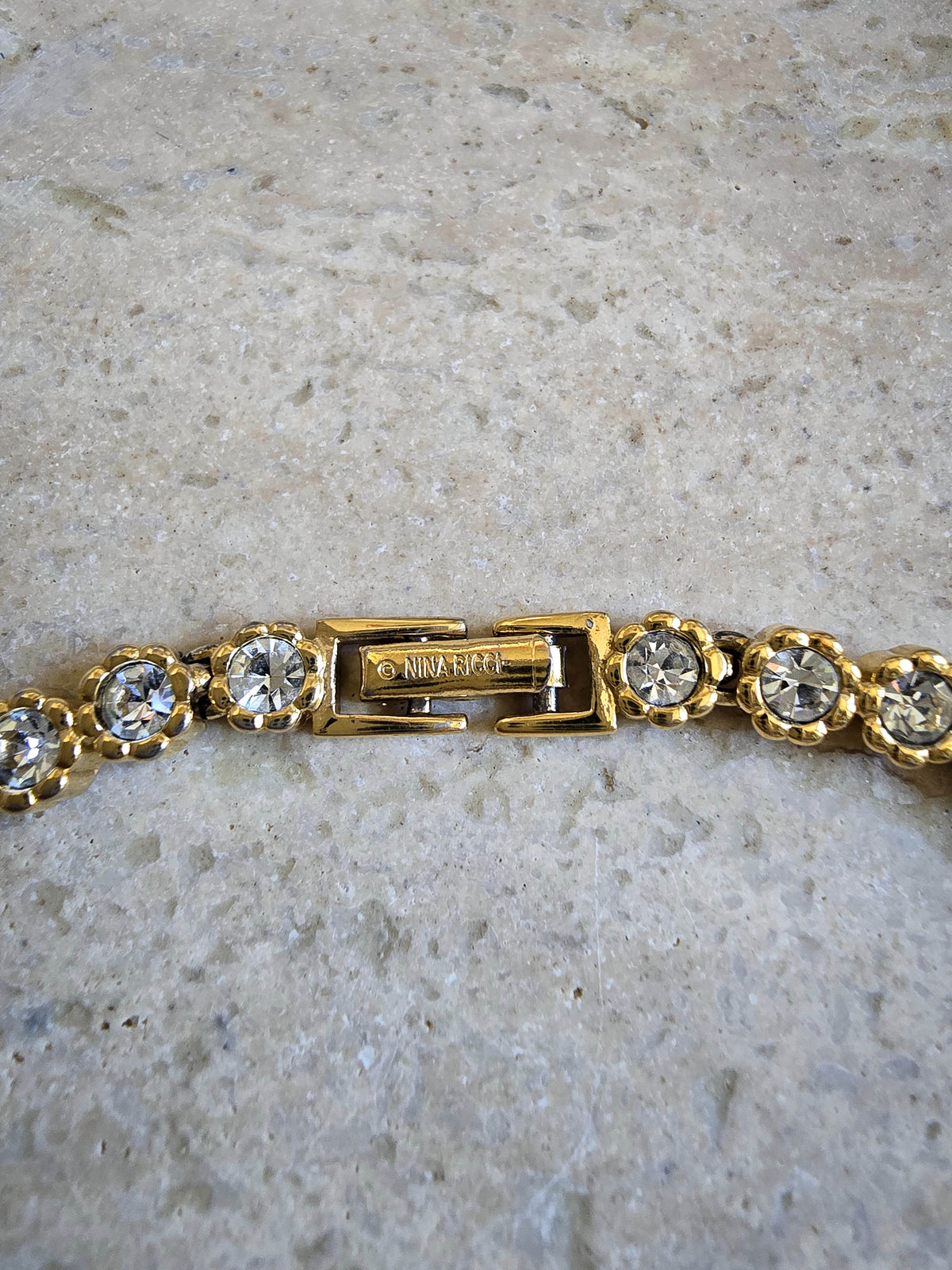 Nina Ricci Vintage Rhinestone Necklace
