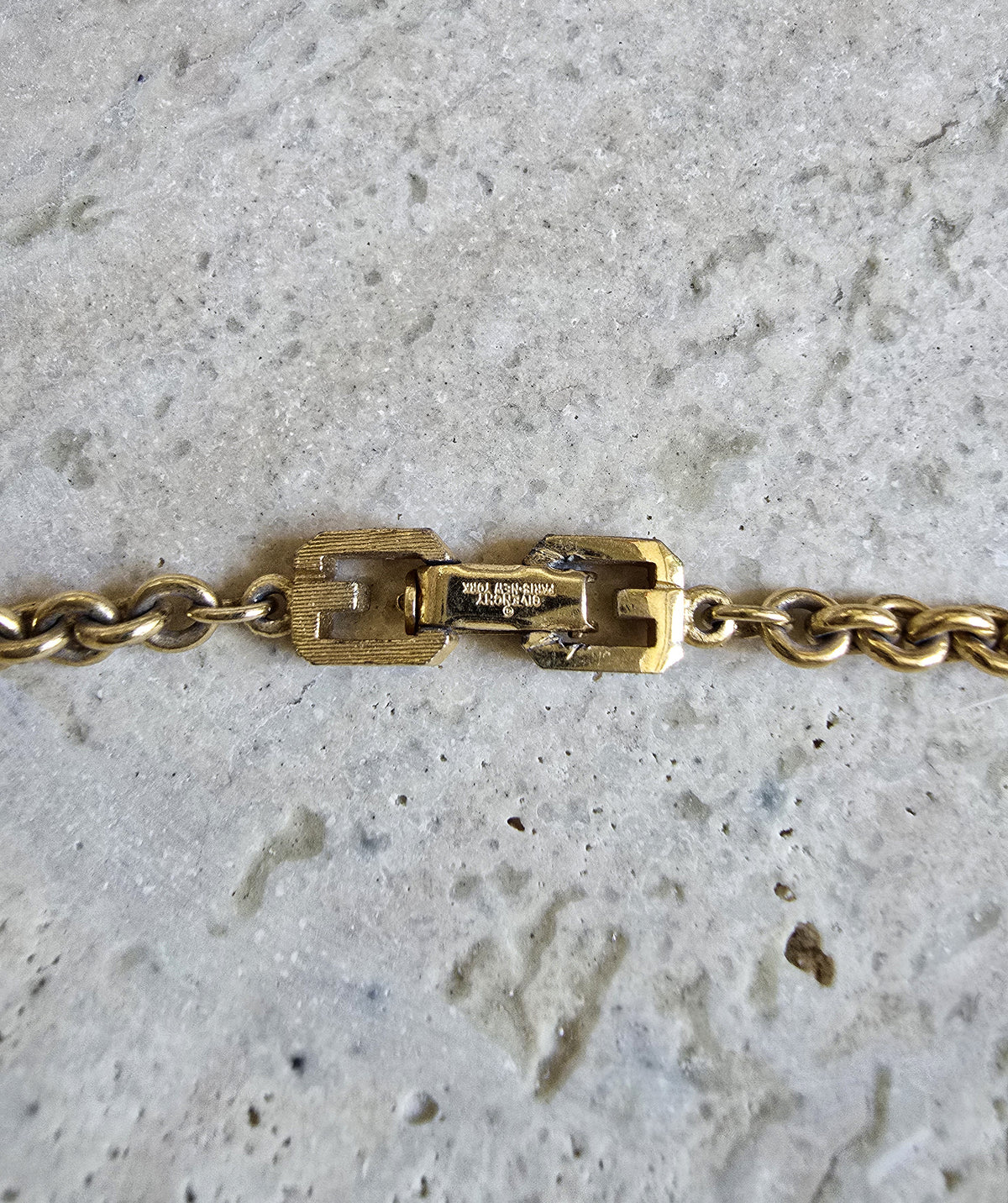 Vintage Givenchy White Enamel Sautoir Necklace