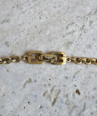 Vintage Givenchy White Enamel Sautoir Necklace