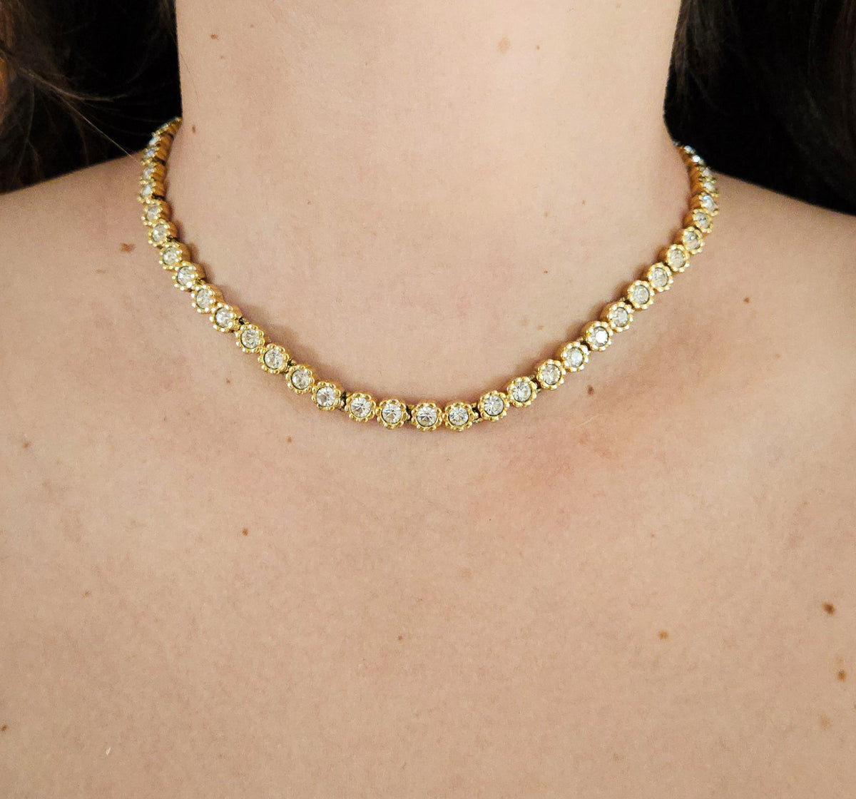 Nina Ricci Vintage Rhinestone Necklace