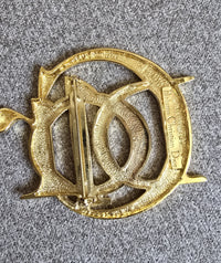 Vintage Christian Dior Gold Logo Brooch