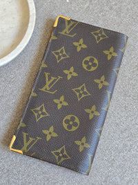 Vintage Louis Vuitton Monogram Coated Canvas Long Wallet