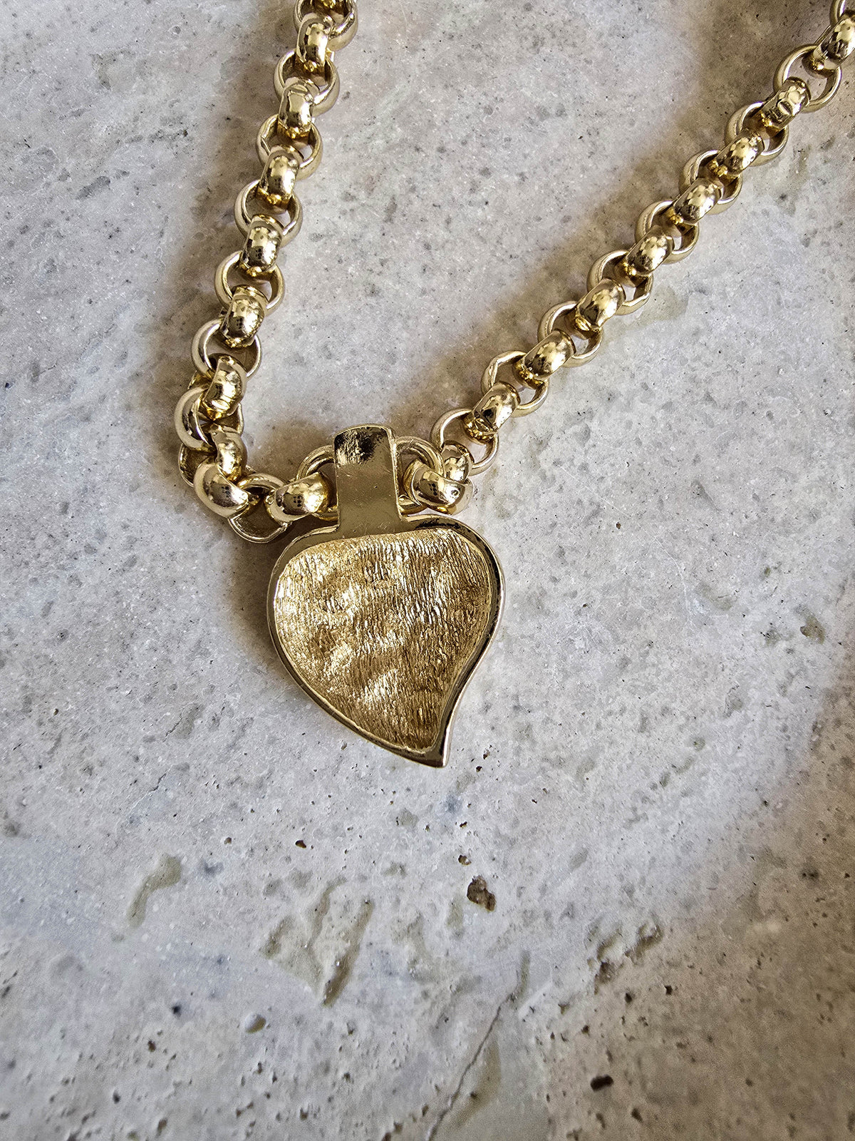 Vintage Grossé Heart Necklace