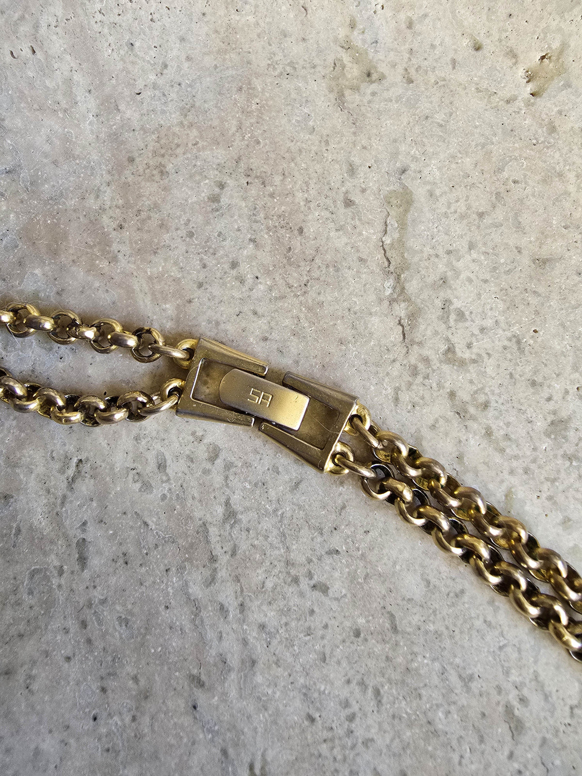 Vintage Sonia Rykiel Gold-Tone and Crystal Necklace