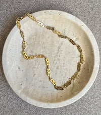 Vintage Givenchy Gold-Plated GG Motif Sautoir Necklace