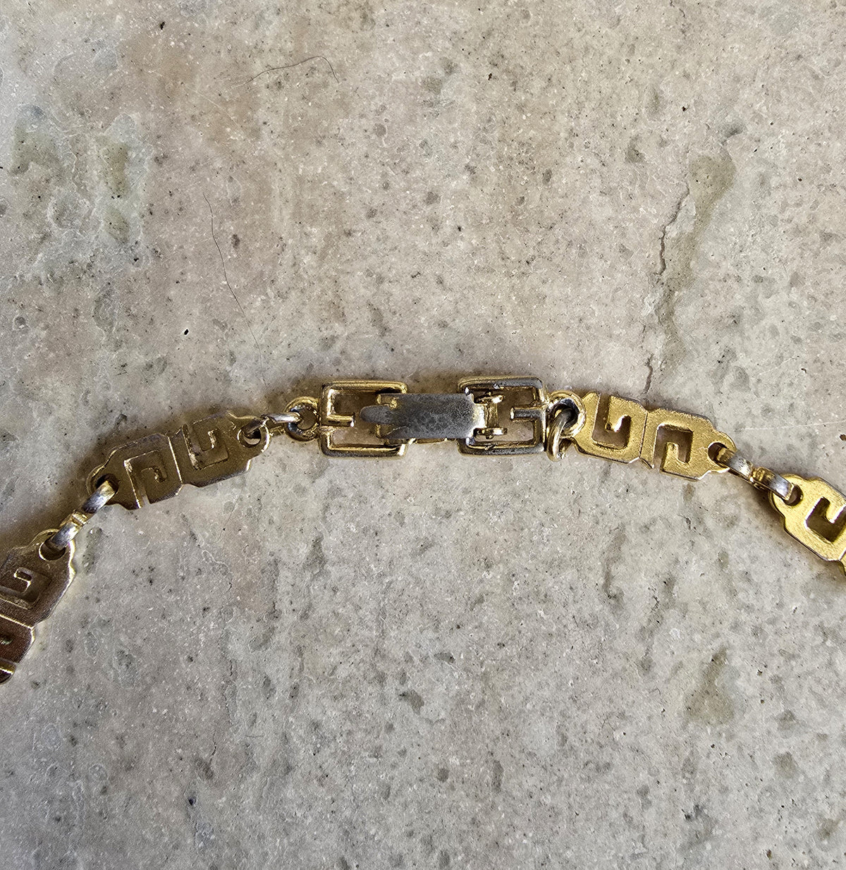 Vintage Givenchy Gold-Plated GG Motif Sautoir Necklace