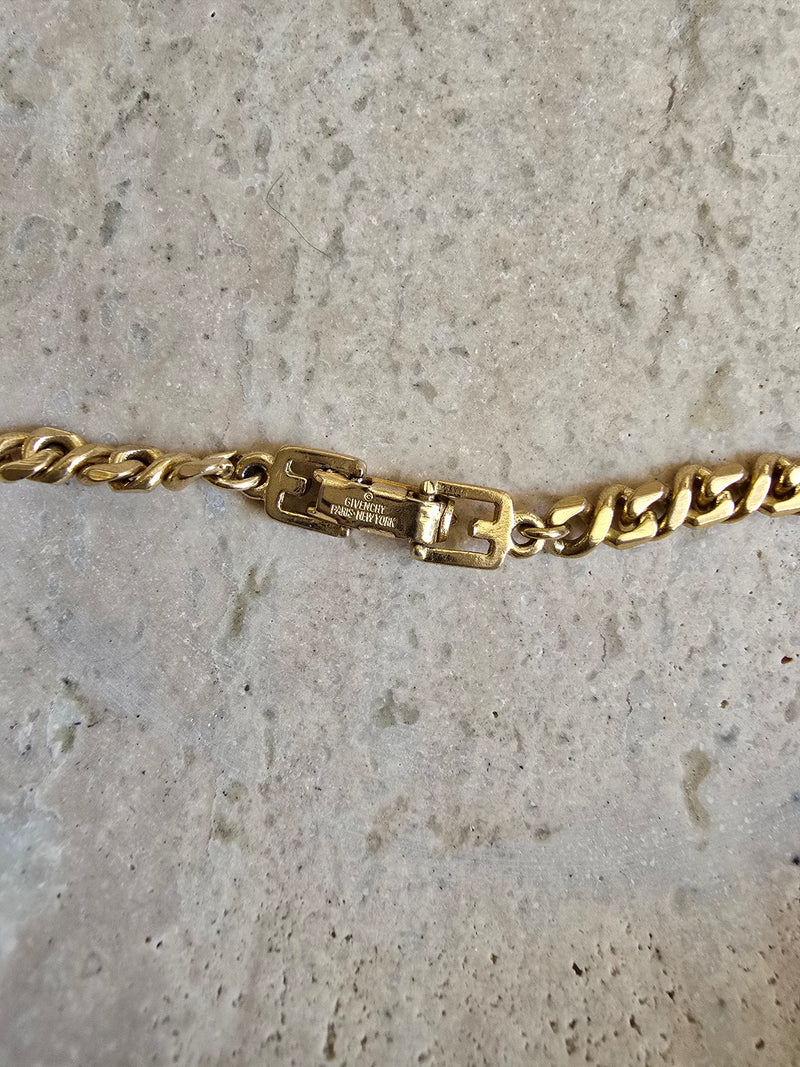 Vintage Givenchy Sautoir Chain Necklace