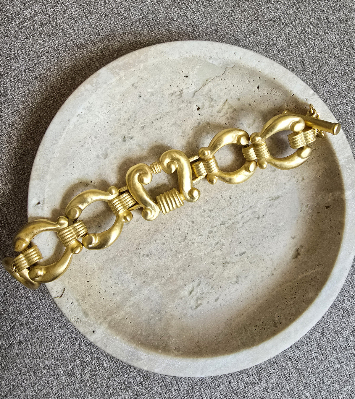 Vintage 1980s Givenchy Gold-Tone Link Bracelet