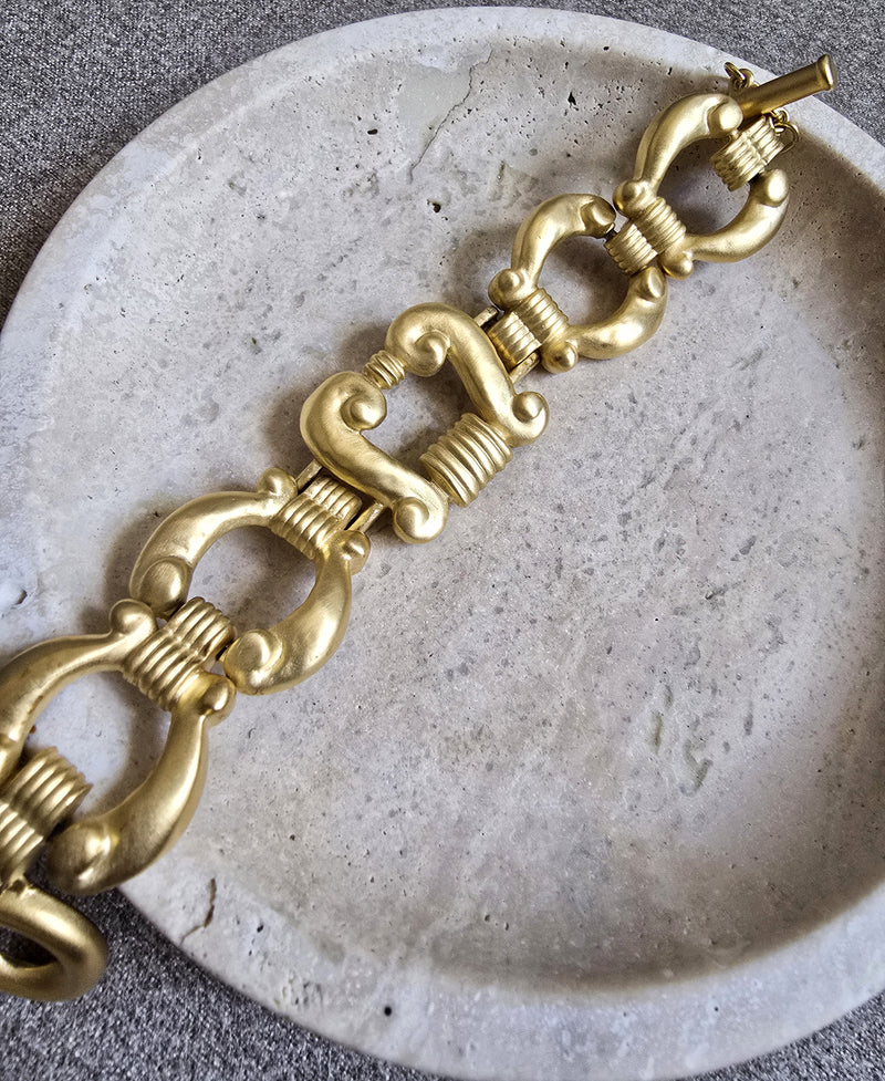 Vintage 1980s Givenchy Gold-Tone Link Bracelet