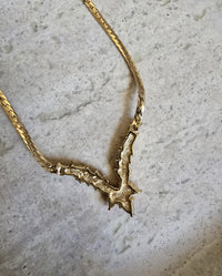 Christian Dior Bijoux Necklace – 1920s-Inspired Gold Plated with Crystal Accents