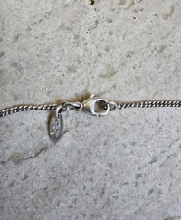 2004 Chanel CC Logo Pendant Necklace – White Enamel on Silver-Tone Chain