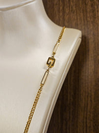 Vintage Givenchy White Enamel Sautoir Necklace
