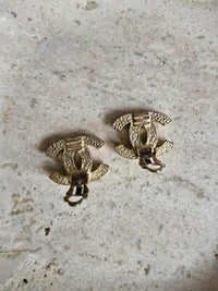 Chanel CC 2001 Gold-Plated Pearl Clip-On Earrings