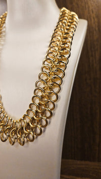 Vintage Dior Gold-Plated Multi Link Necklace