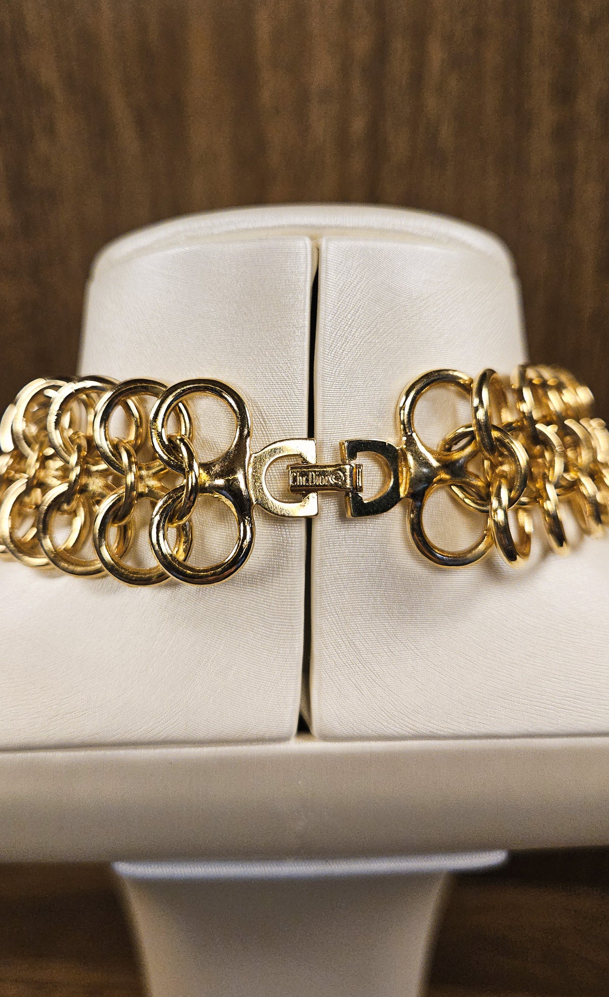 Vintage Dior Gold-Plated Multi Link Necklace