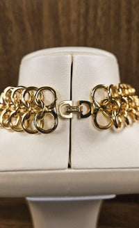 Vintage Dior Gold-Plated Multi Link Necklace