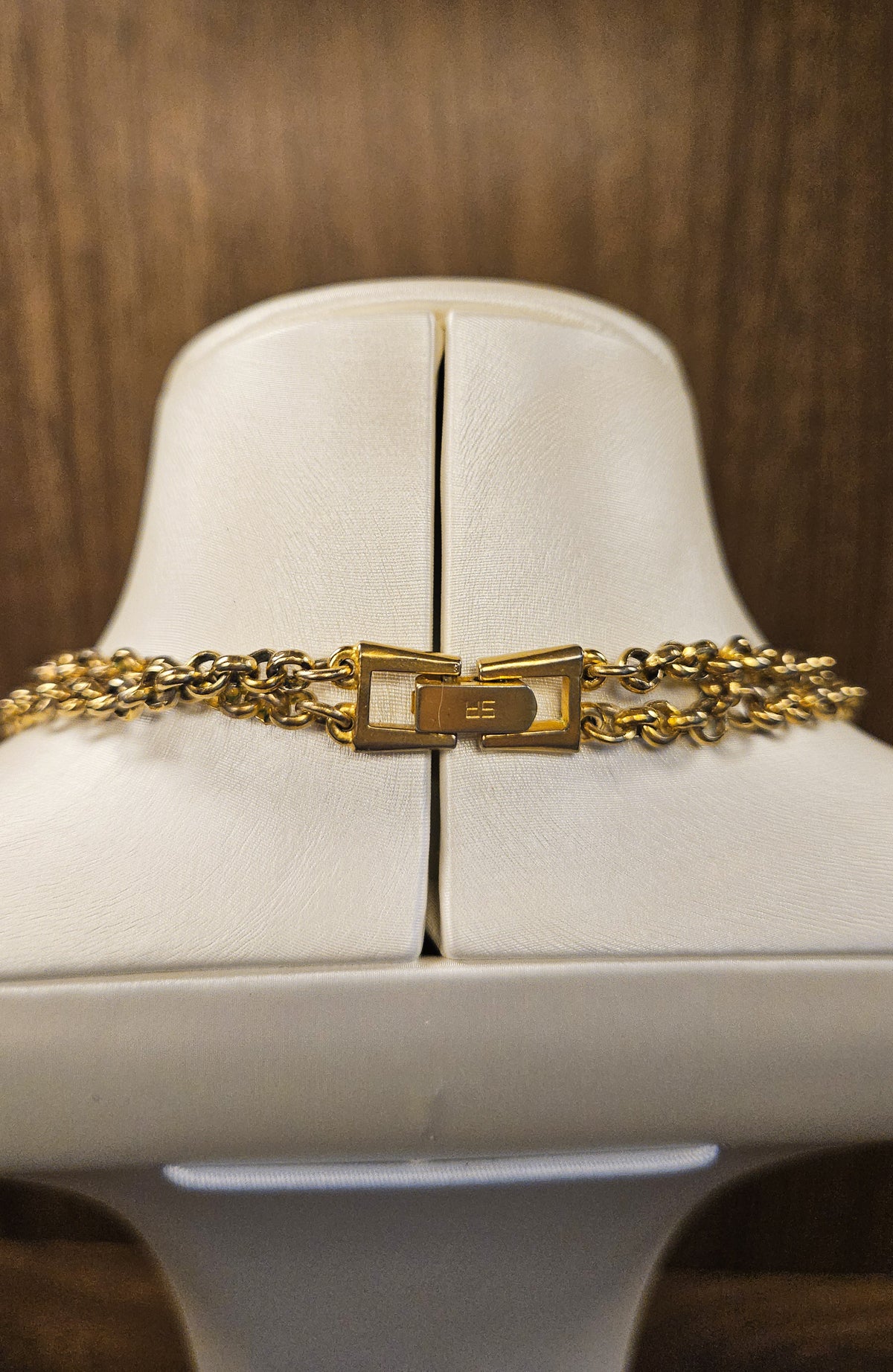 Vintage Sonia Rykiel Gold-Tone and Crystal Necklace