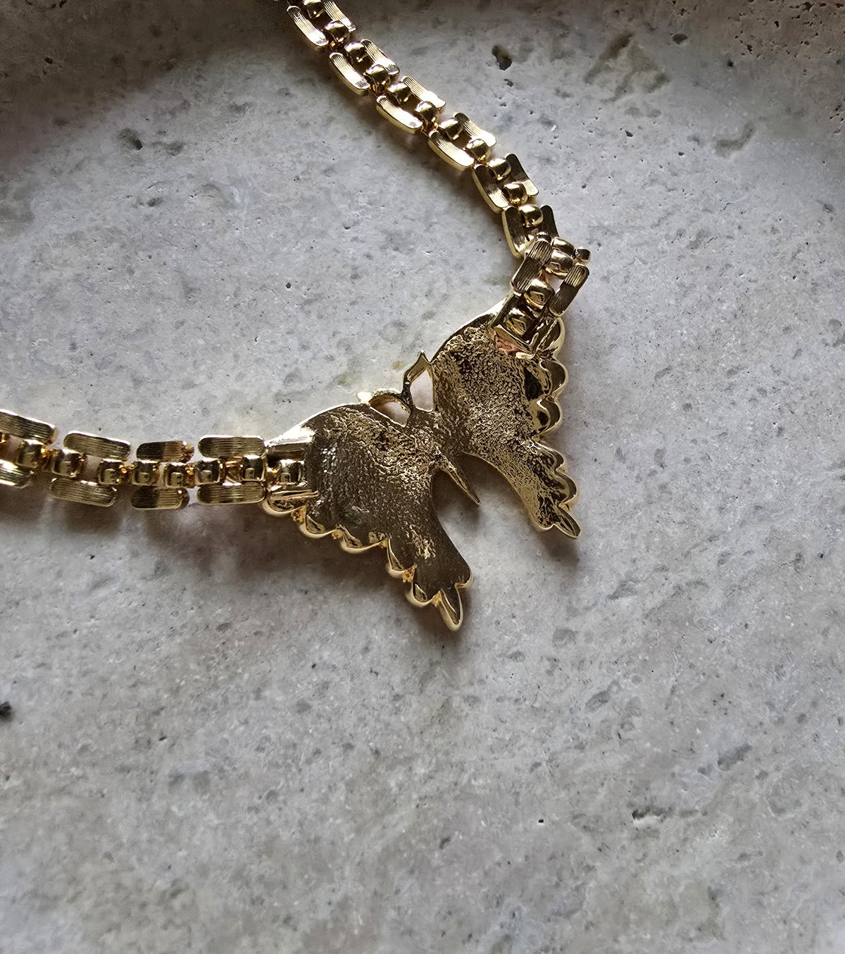 Vintage Nina Ricci Butterfly Choker Necklace