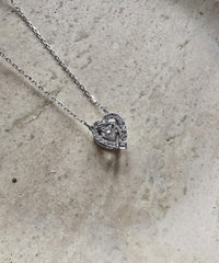 Swarovski Minimalist Heart Pendant Necklace