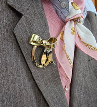 Vintage Christian Dior Gold-Tone Bow Brooch