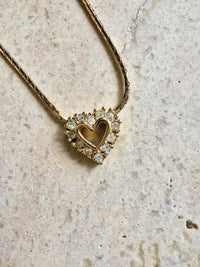 Christian Dior Heart Pendant Necklace