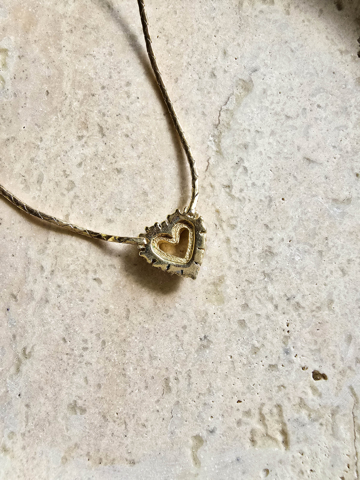 Christian Dior Heart Pendant Necklace