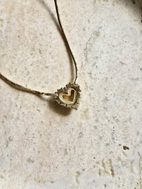 Christian Dior Heart Pendant Necklace