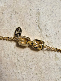 Givenchy G Red Enamel Sautoir Necklace