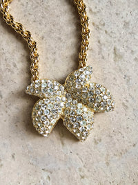 Givenchy 1980s Leaf Necklace
