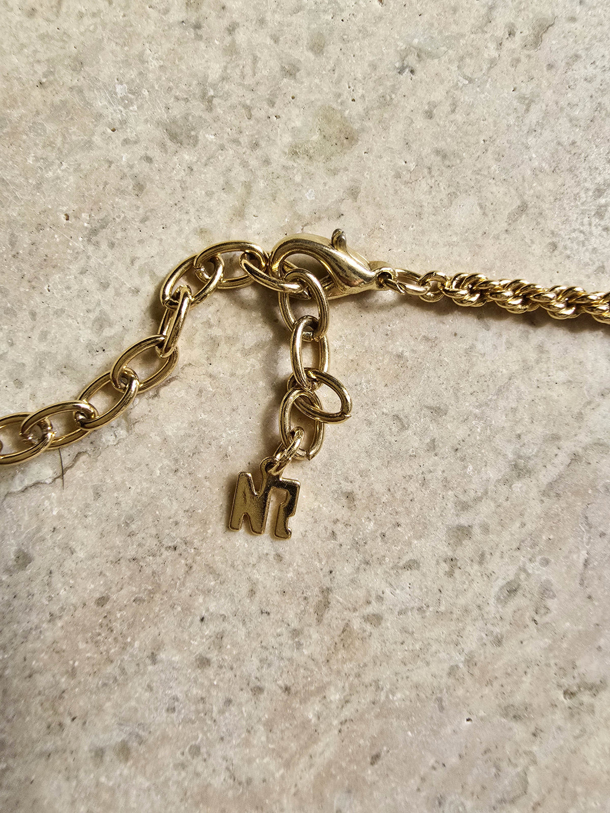 Nina Ricci Square Crystal Pendant Necklace