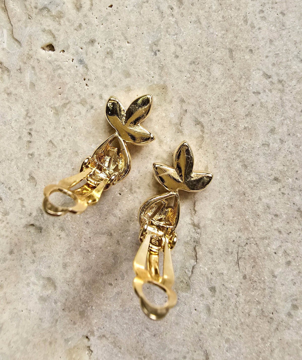 Nina Ricci Mini Clip-On Floral Earrings